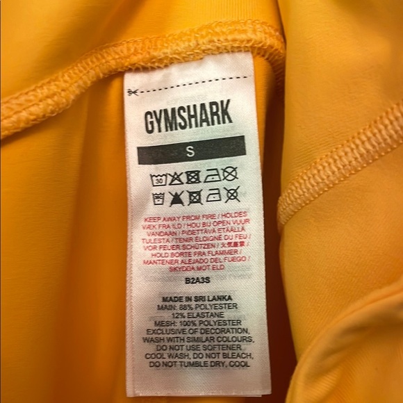 Gymshark Pulse Mesh Leggings Apricot Orange Women's S Activewear Workout - Picture 3 of 7